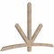Ekena Millwork Alberta Smooth Timber Gable Bracket, Douglas Fir, 84"W x 53"H x 3 1/2"D x 3 1/2"F, 15/12 Pitch GBW084X53X0404ALB00SDF - alternate 4